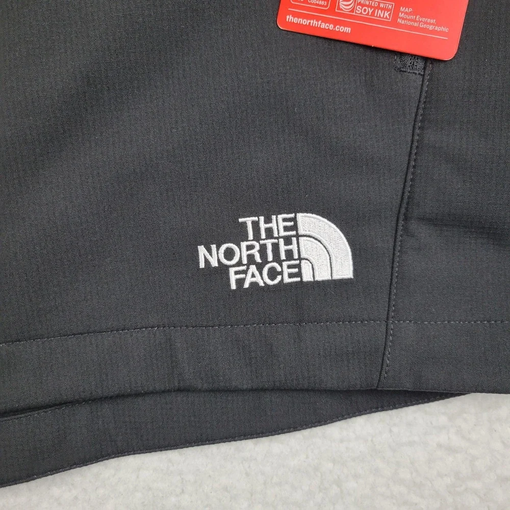 North Face Vest Mens XL Black Castle‎ Rock Softshell Fleece Outdoors Enspira